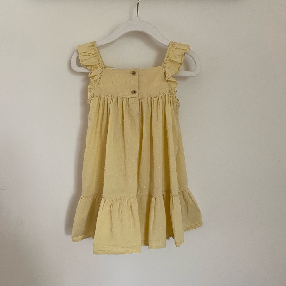 Yellow Ruffle Baby Dress - Picture 7 of 7